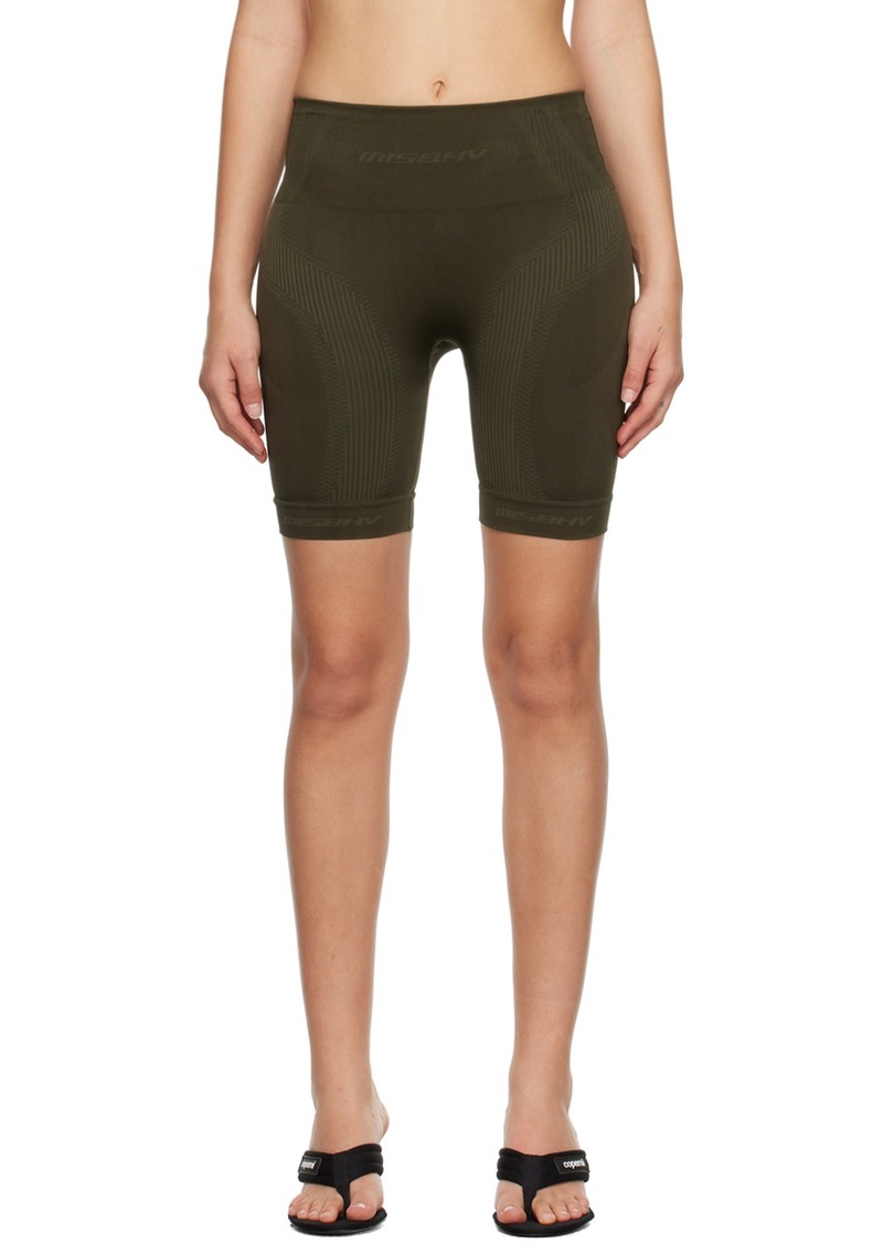 MISBHV Khaki Fitted Shorts