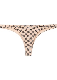 Misbhv monogram-pattern bikini bottoms
