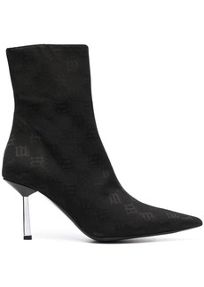 Misbhv monogram pointed-toe boots