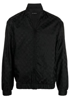 Misbhv monogram-print zip-up sports jacket