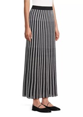 Misook Burnout Knit Maxi Skirt