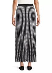 Misook Burnout Knit Maxi Skirt