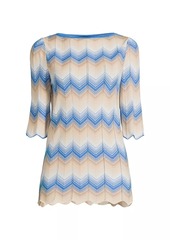 Misook Chevron Hem Tunic