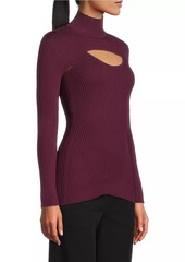 Misook Convertible Layered Knit Top