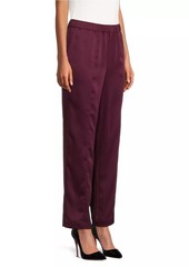 Misook Crepe De Chine Straight-Leg Pants