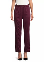 Misook Crepe De Chine Straight-Leg Pants