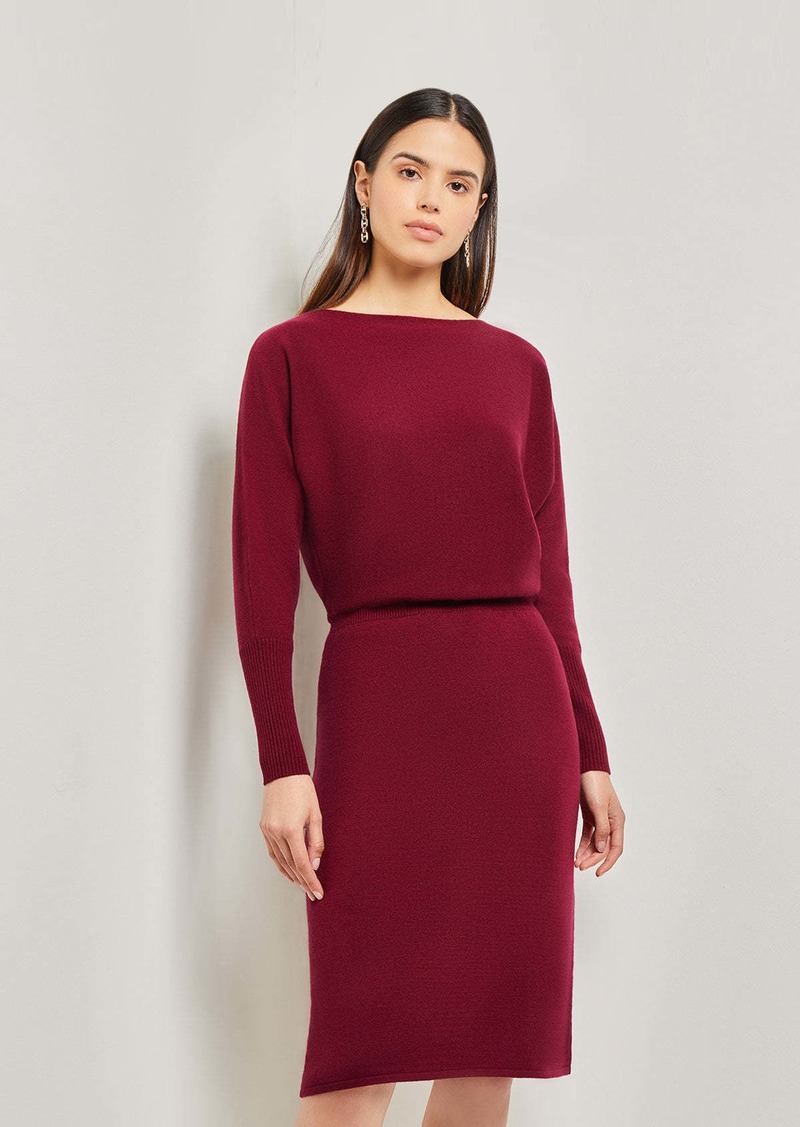 Misook Dolman Sleeve Cashmere Dress