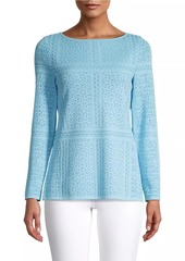 Misook Knit Jewel Neck Tunic