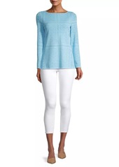 Misook Knit Jewel Neck Tunic