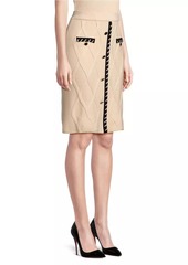 Misook Knit Knee-Length Skirt
