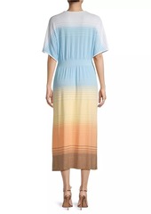 Misook Knit Ombré Midi-Dress