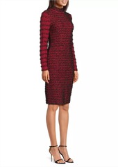 Misook Knit Sheath Midi-Dress