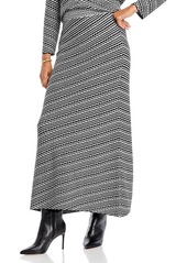 Misook Cozy Knit A-Line Maxi Skirt