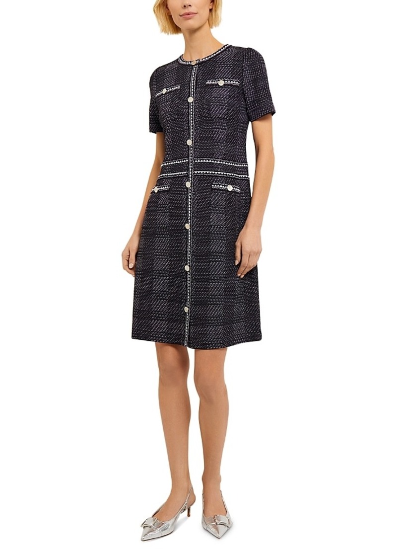 Misook Plaid Sheath Dress