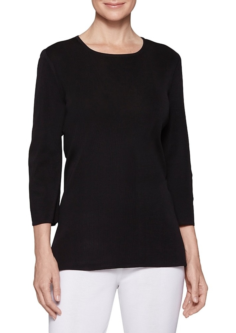 Misook Round Neck Tunic