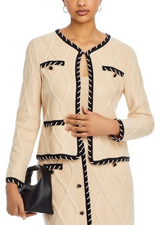 Misook Textural Knit Jacket