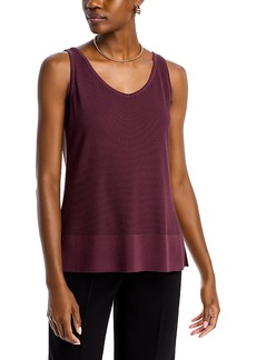 Misook V Neck Soft Knit Tank