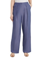 Misook Zip Fly Wide Leg Pants