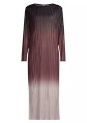 Misook Ombré Pleated Midi-Dress