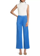 Misook Pull-On Straight-Leg Pants