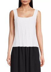 Misook Soft Knit Ribbed Tank Top