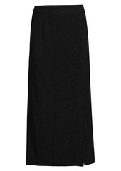 Misook Sparkle Stretch Woven Straight Maxi Skirt