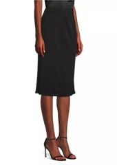 Misook Straight Knit Knee-Length Skirt