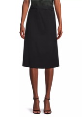 Misook Straight Knit Knee-Length Skirt