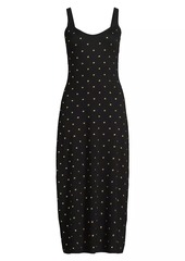 Misook Studded Knit Midi-Dress