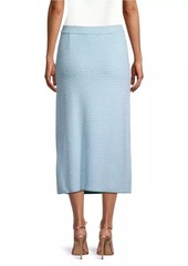 Misook Tweed Midi-Skirt