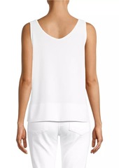 Misook V-Neck Soft Knit Tank Top