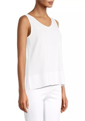 Misook V-Neck Soft Knit Tank Top