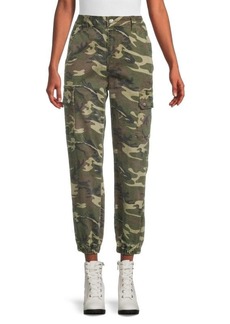 Miss Me High Rise Camo Cargo Joggers