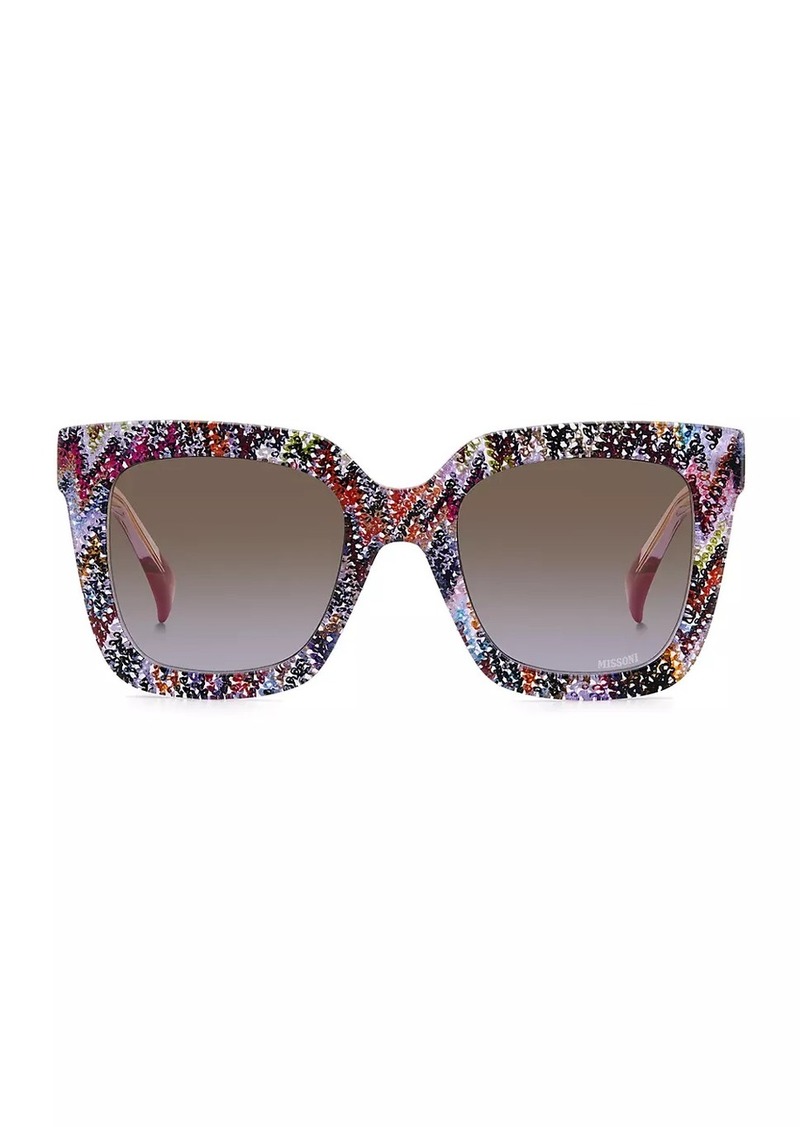 Missoni 52MM Square Sunglasses