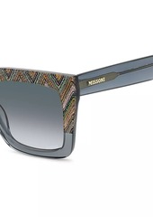 Missoni 55MM Rectangular Sunglasses