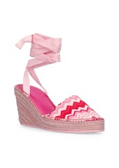 Missoni 85mm Canvas Espadrille Wedges