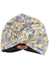 Missoni abstract knit turban