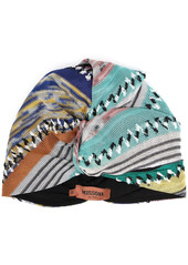 Missoni abstract knit turban