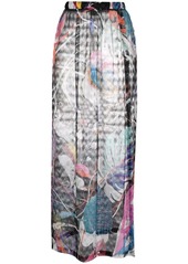 Missoni abstract-pattern beach cover-up
