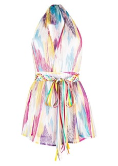 Missoni all-over graphic print beach jumpsuit