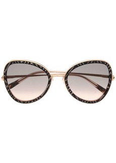 Missoni cat eye-frame studded sunglasses