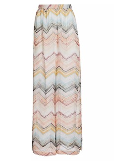 Missoni Chevron Knit Wide-Leg Pants