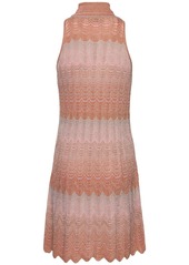 Missoni Chevron Lurex Sleeveless Mini Dress