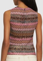 Missoni Chevron Lurex Sleeveless Top