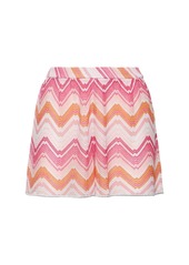 Missoni Chevron Lurex Waves Elastic Shorts