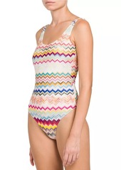 Missoni Chevron One-Piece Swimsuit