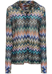 Missoni Chevron Viscose Long Sleeve Shirt