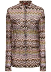 Missoni Chevron Viscose Long Sleeve Shirt