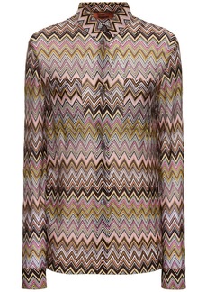 Missoni Chevron Viscose Long Sleeve Shirt