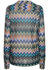 Missoni Chevron Viscose Long Sleeve Shirt